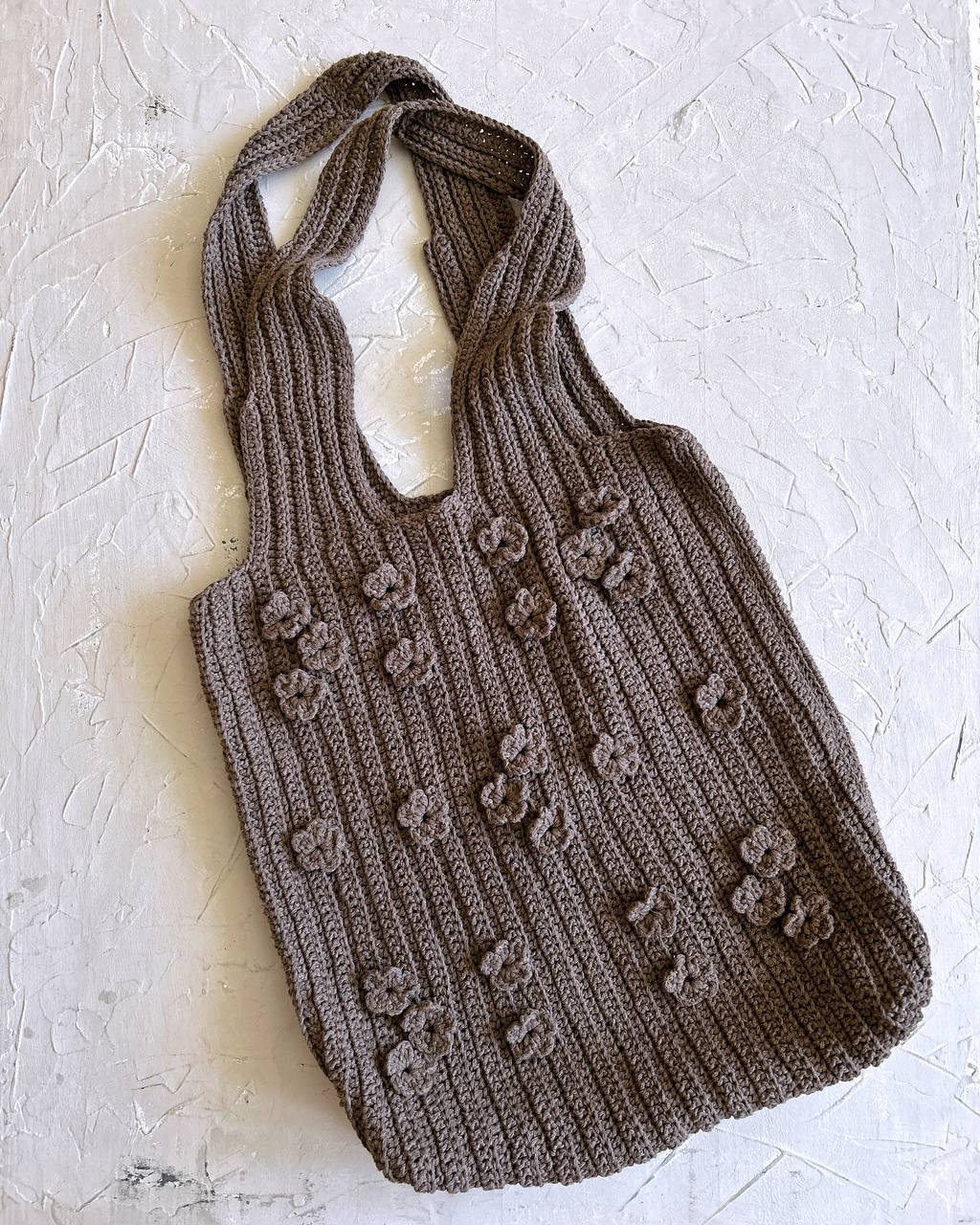 Мастер-класс по вязанию крючком "Сумка-шопер "Лютики"