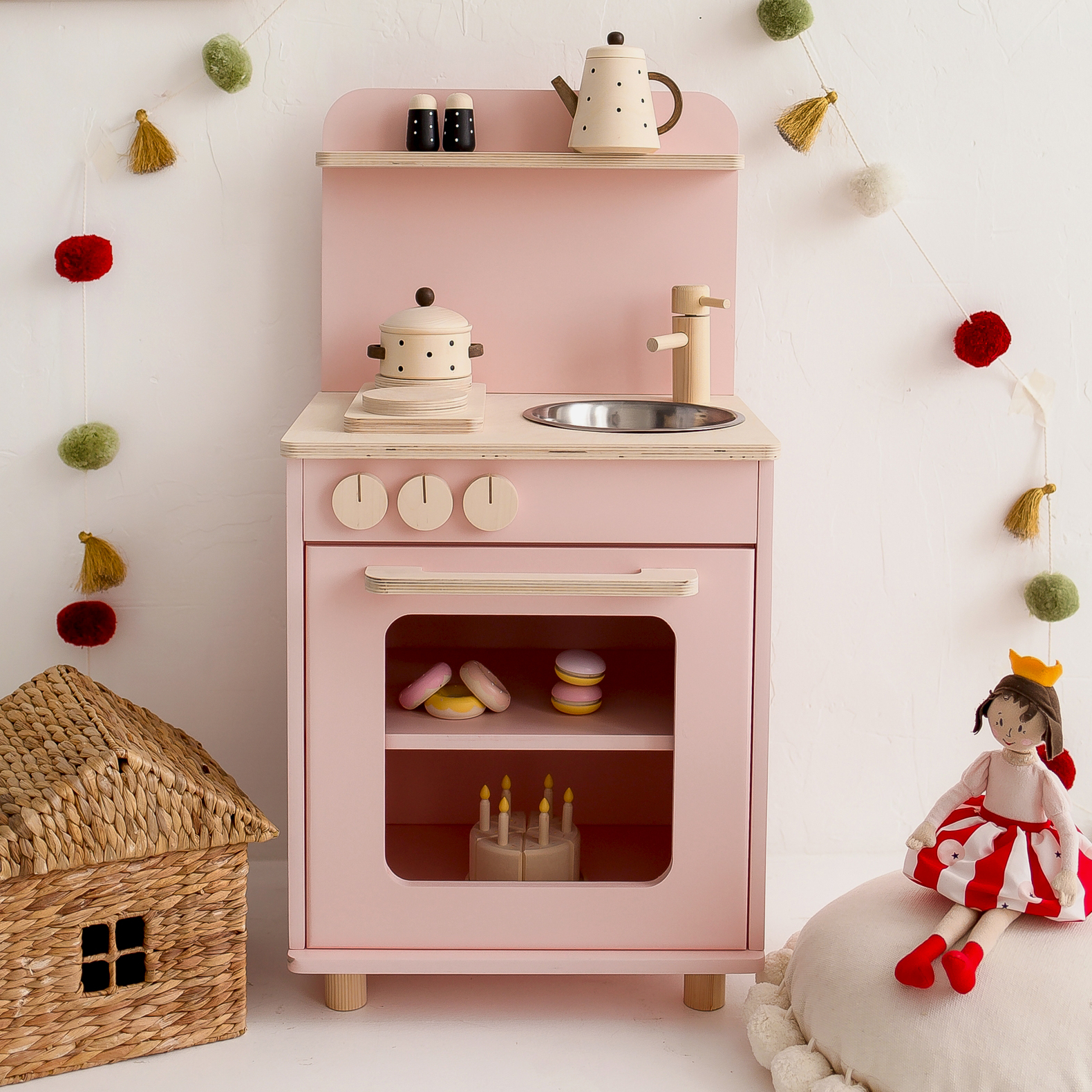 Детская Кухня деревянная