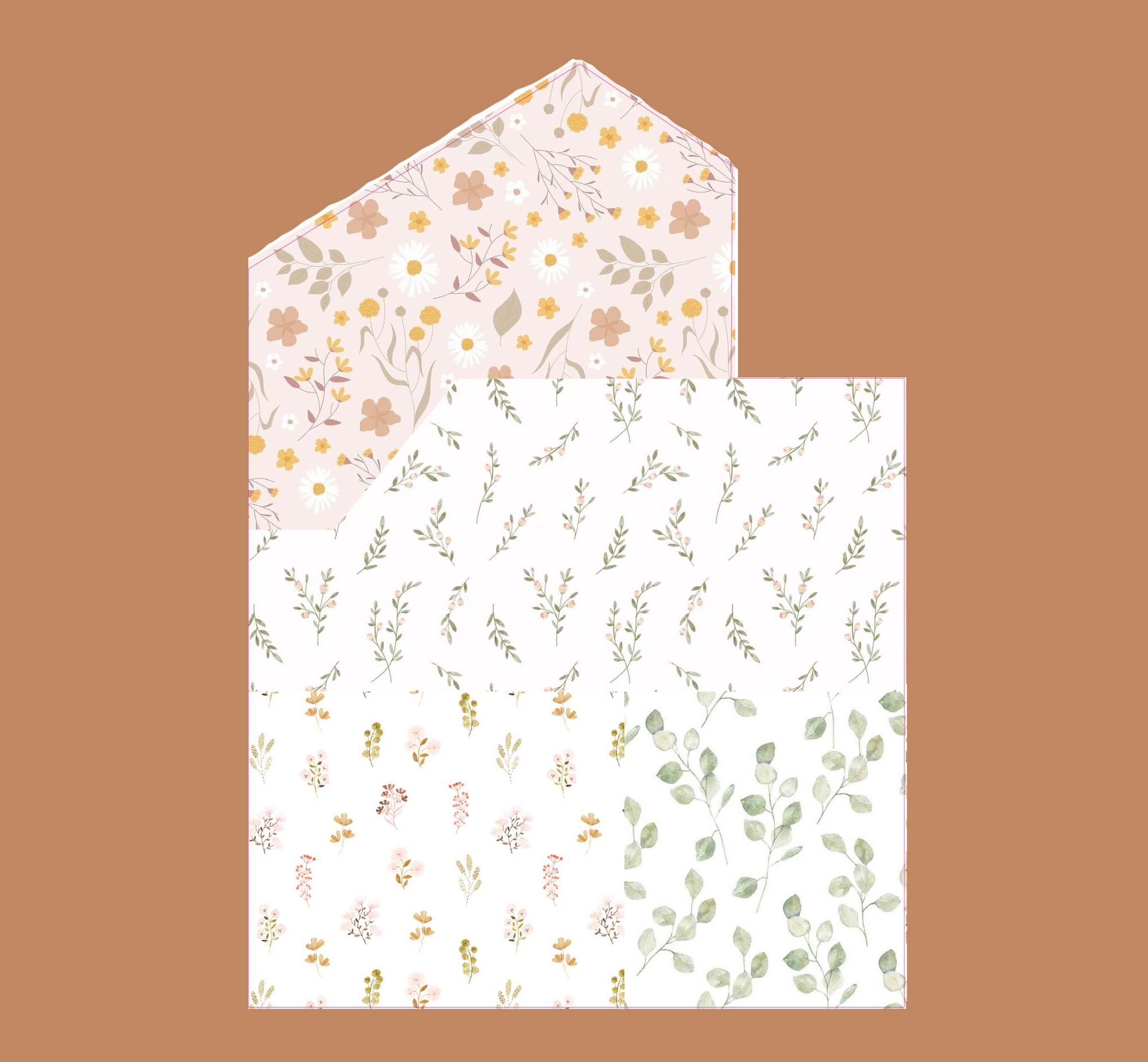 Обои для домика "Полевые цветы"