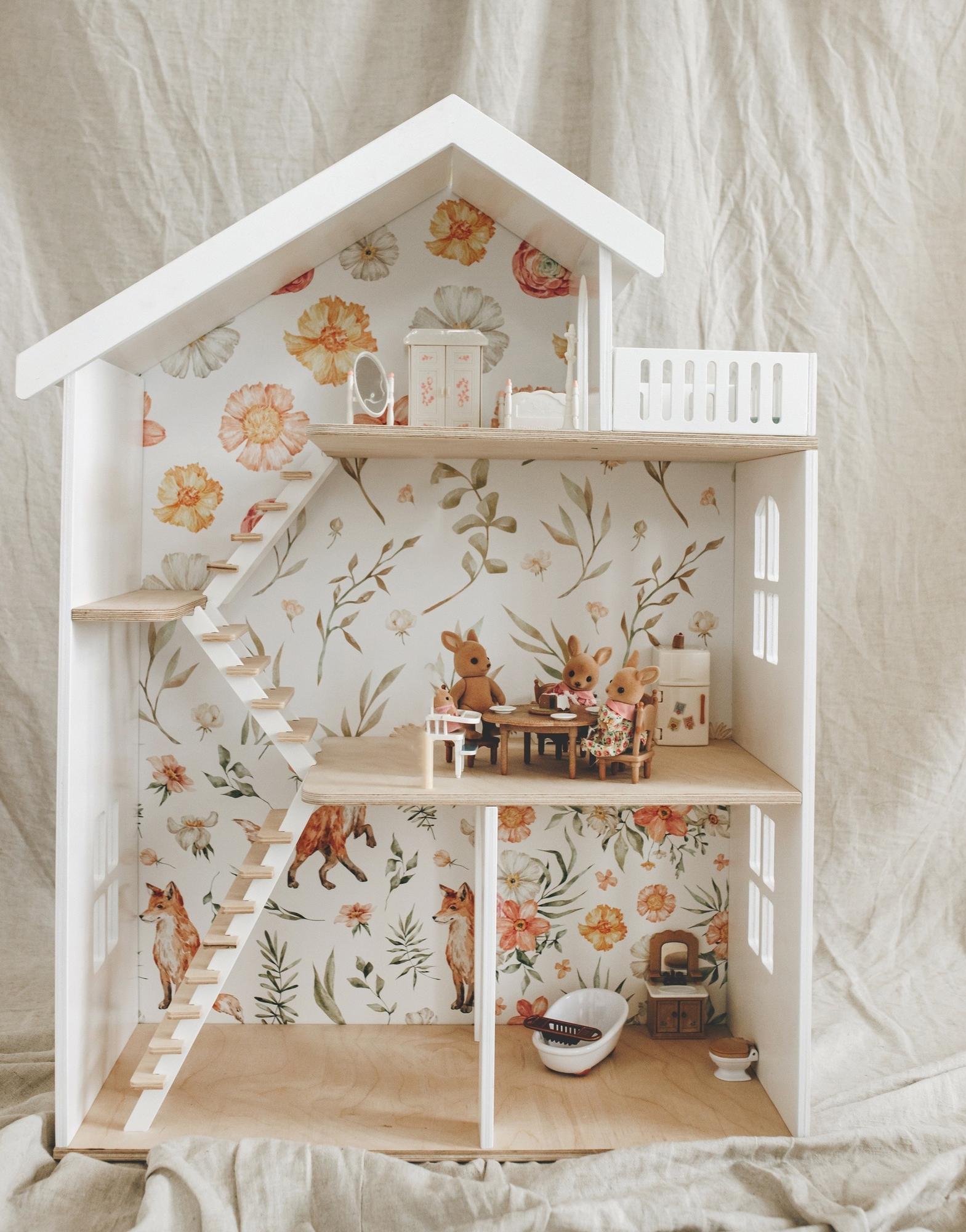 Домик кукольный "Лисички"