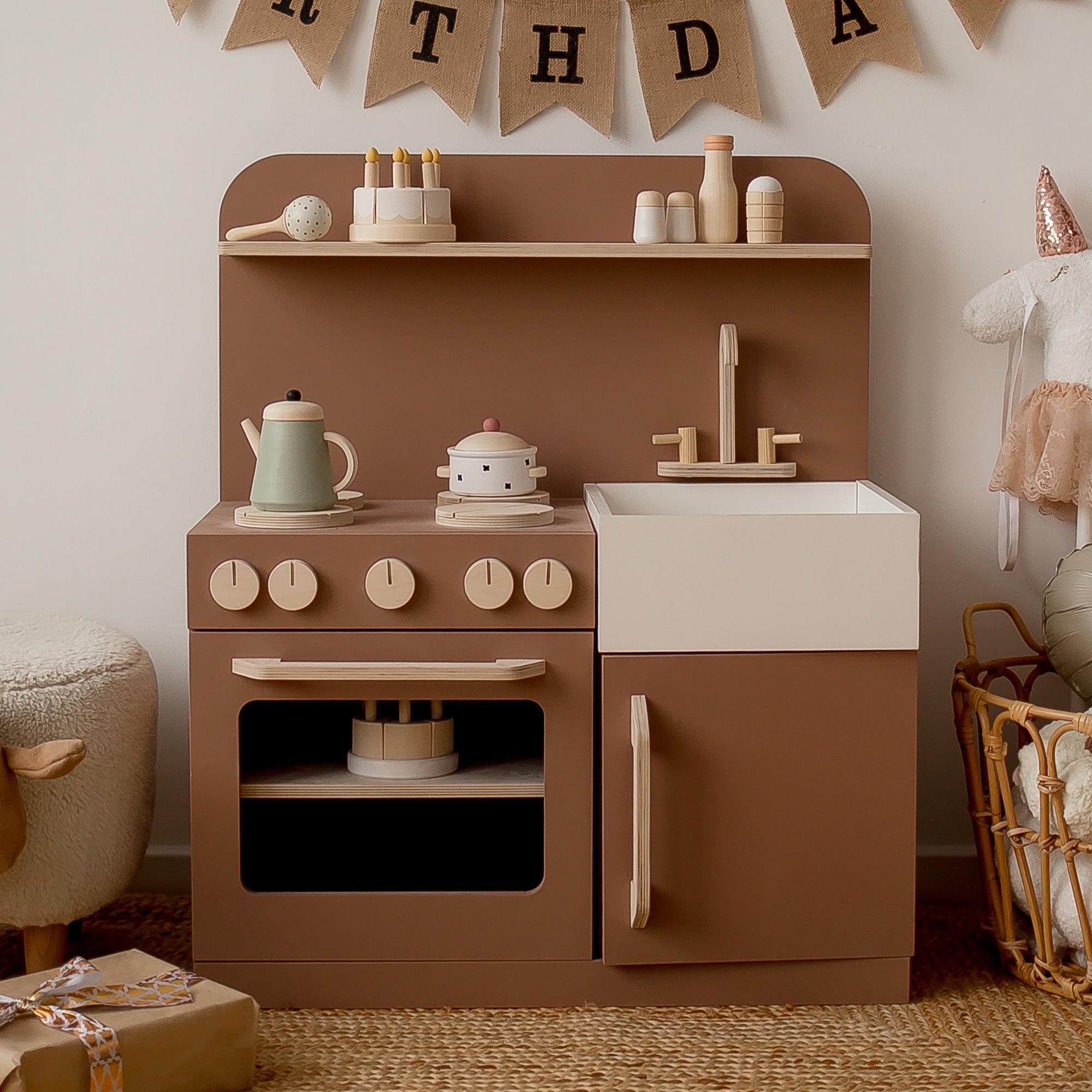 детская кухня деревянная