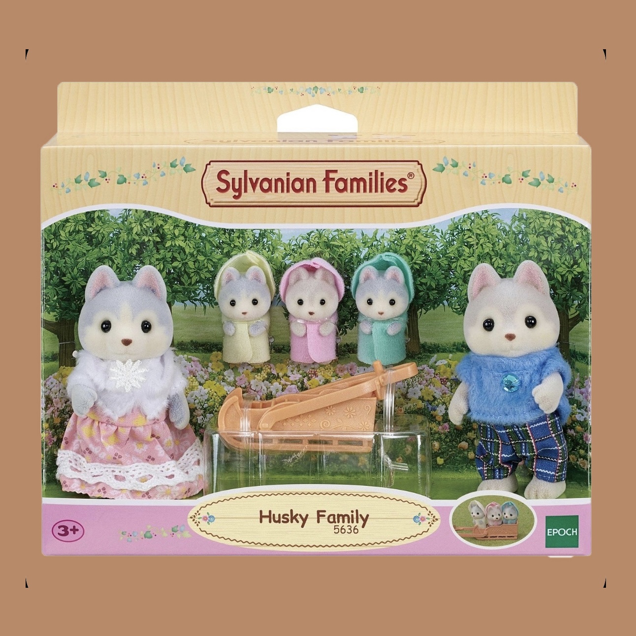 Семейство Хаски (жители в домик)