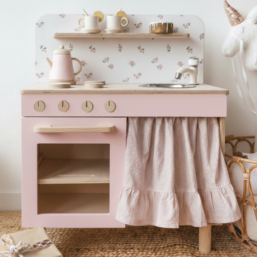 детская кухня деревянная
