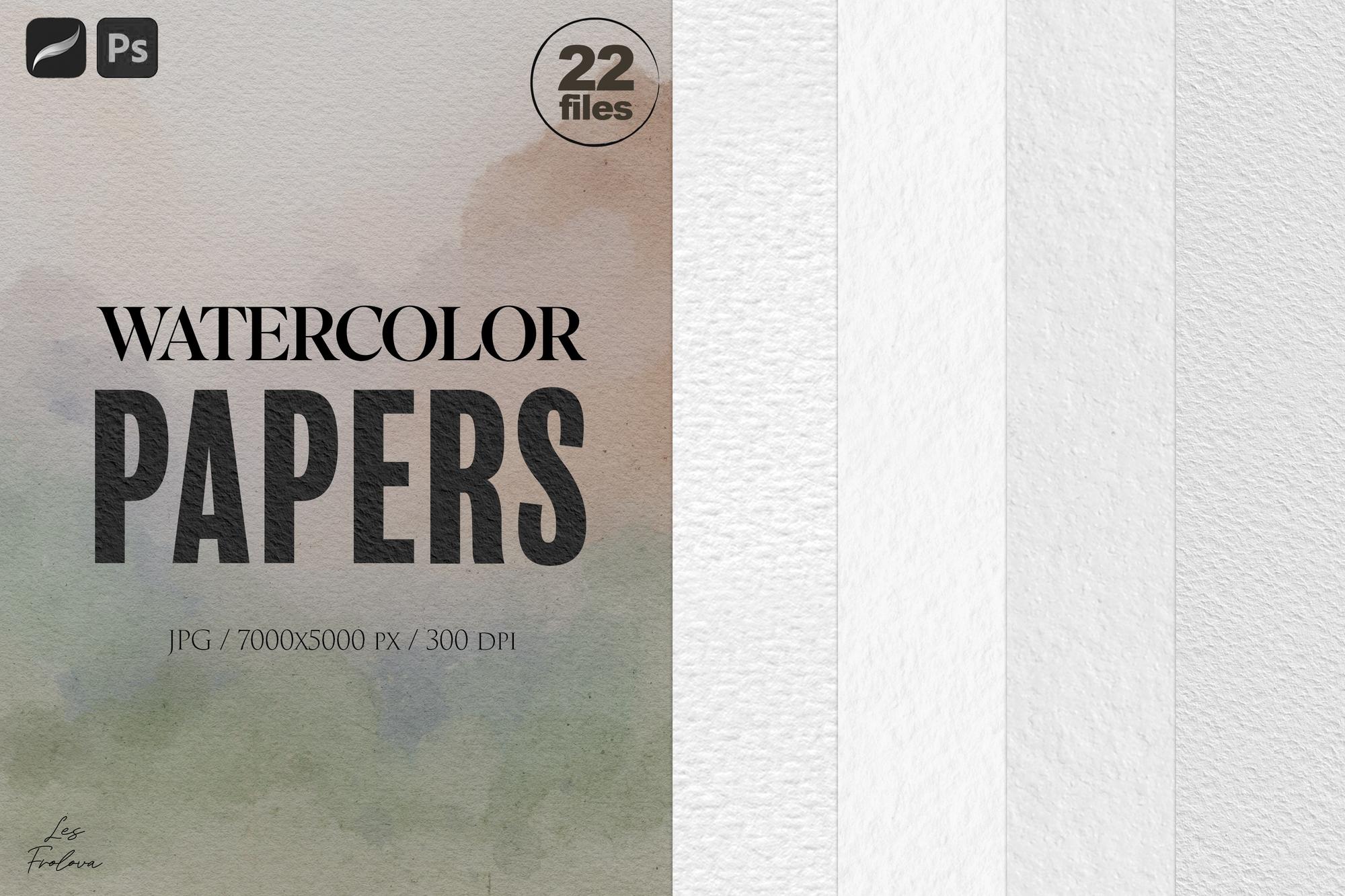 Watercolor Paper Textures