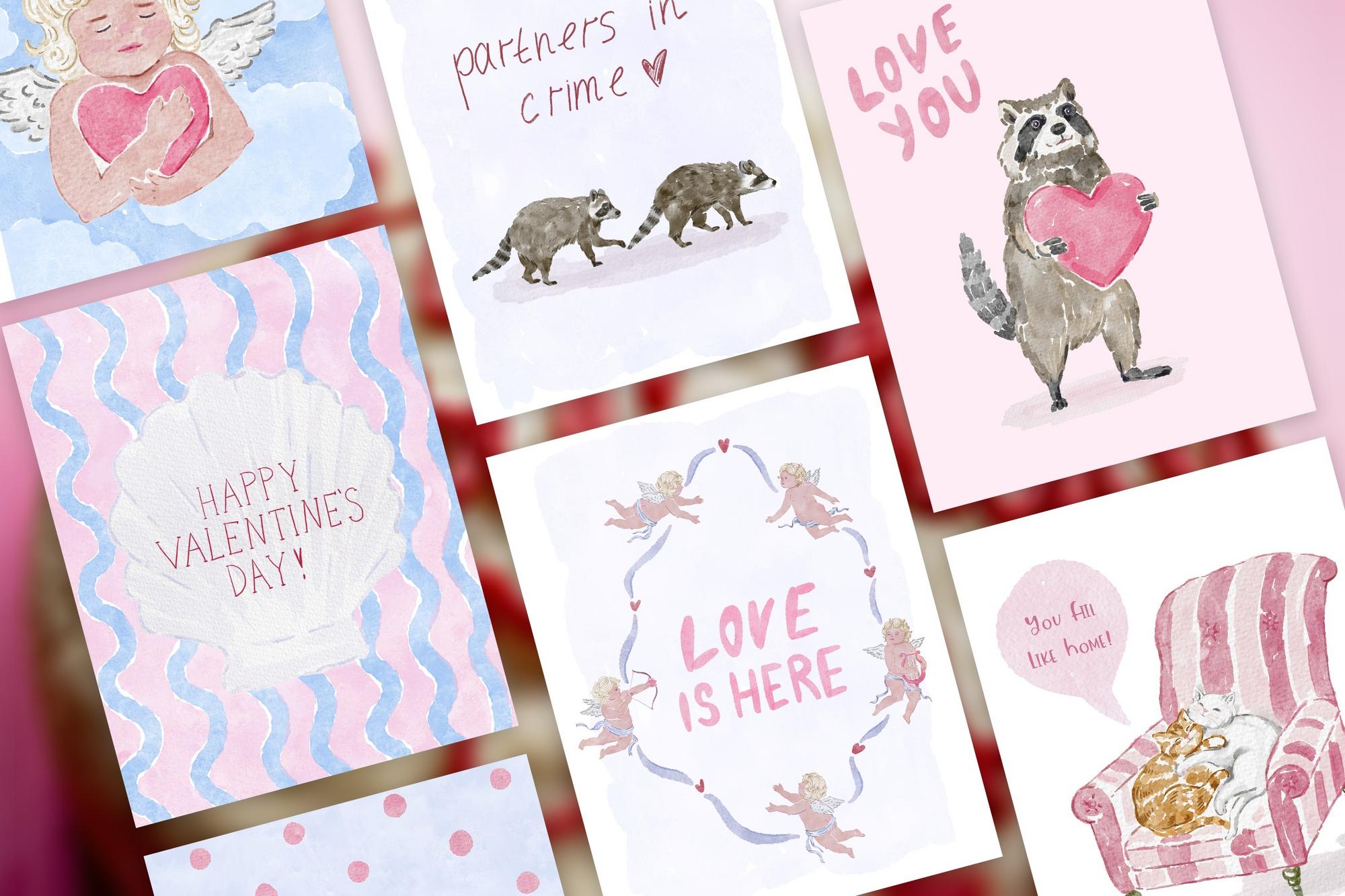 Whimsical Love Hand-Drawn Collection