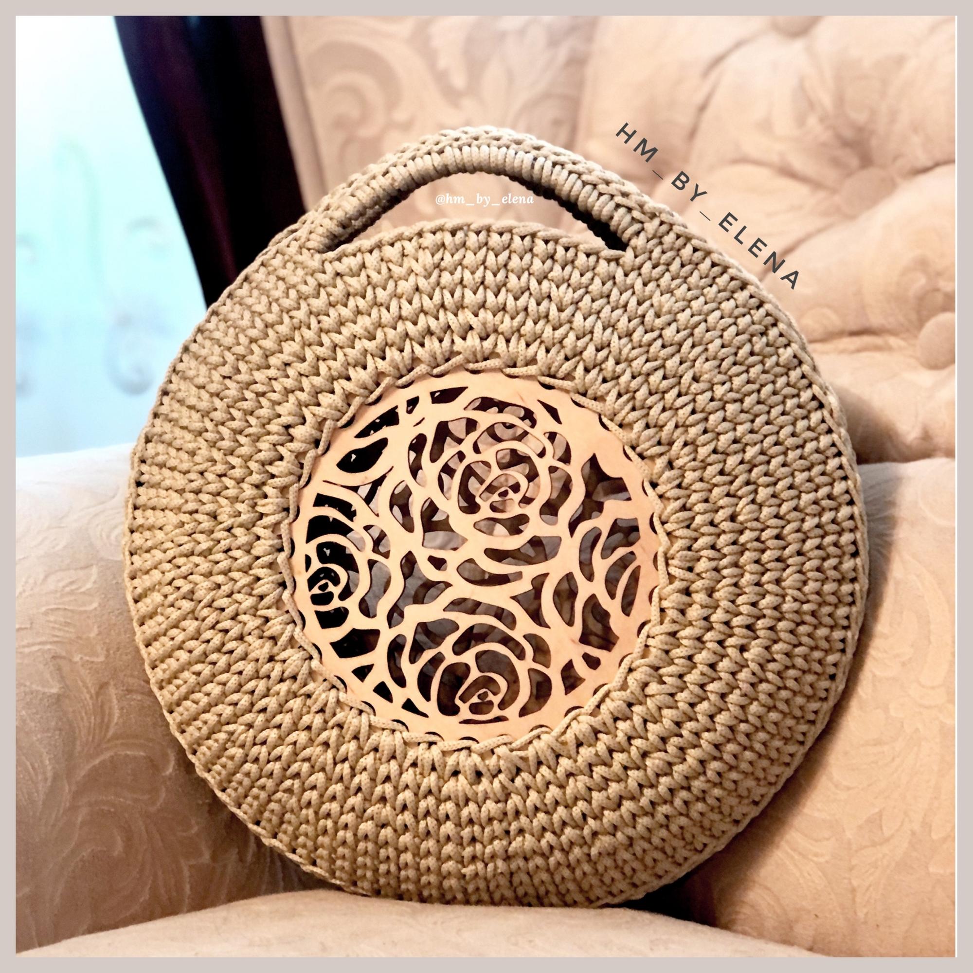 Мастер-класс "Круглая сумка с ручками"