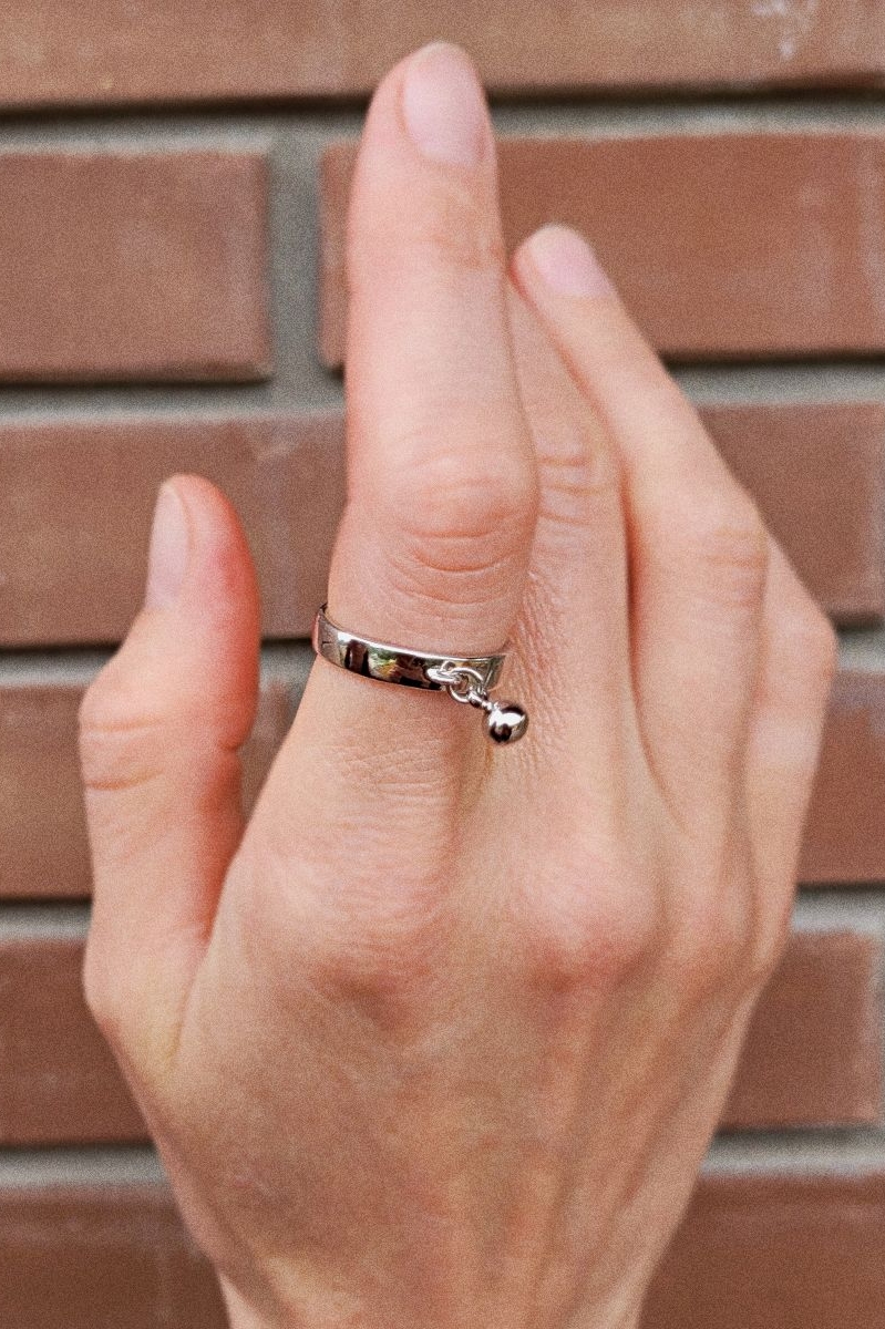 разъемное кольцо с шариком