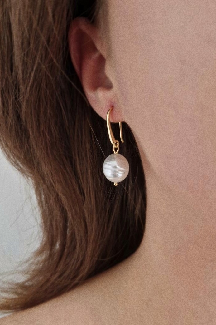 серьги с жемчугом