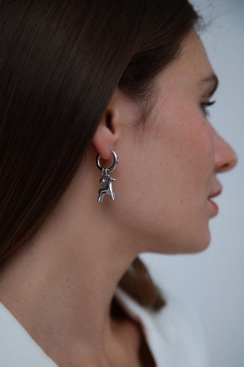 серьги с лошадками