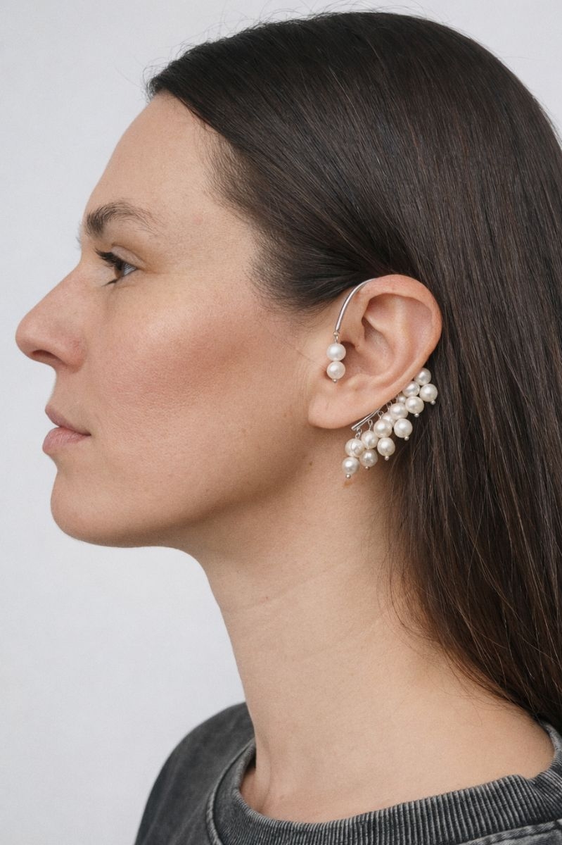 кафф с жемчугом