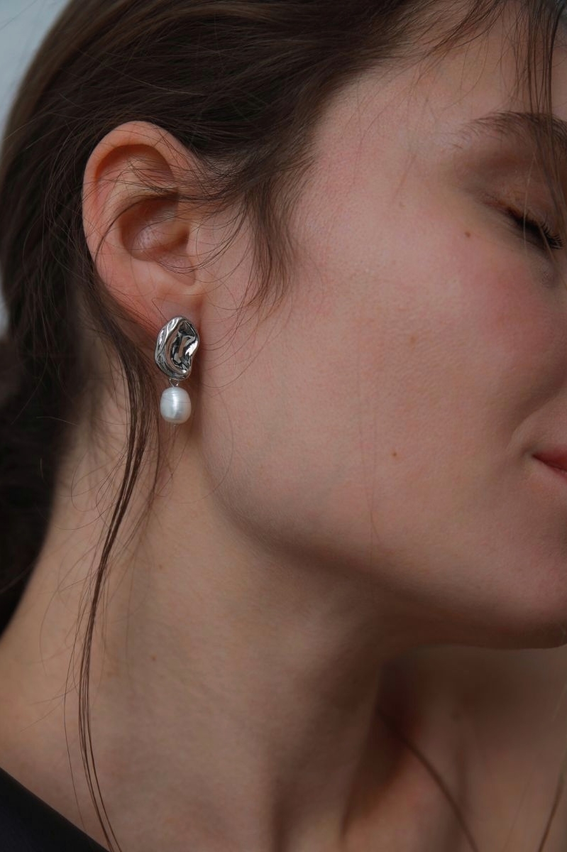 серьги с жемчугом