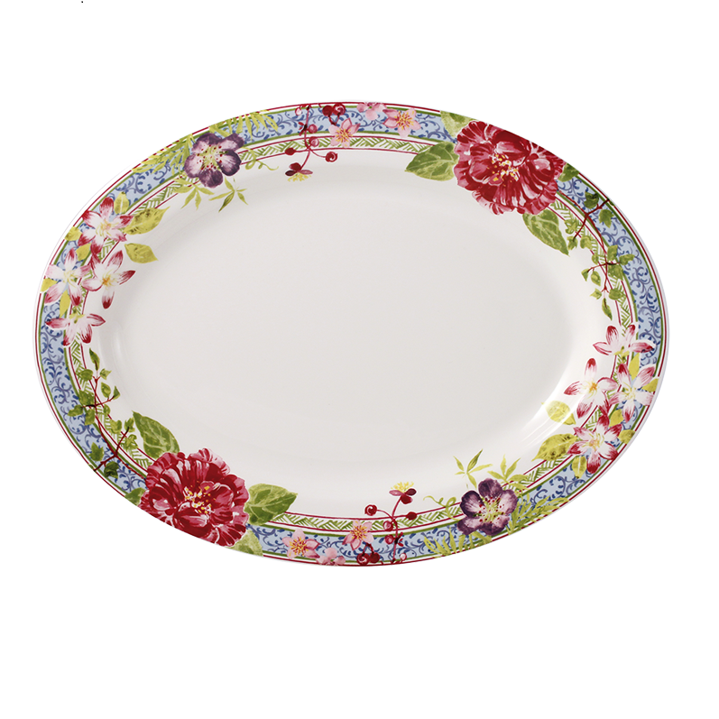 GIEN Oval Dish Millefleurs
