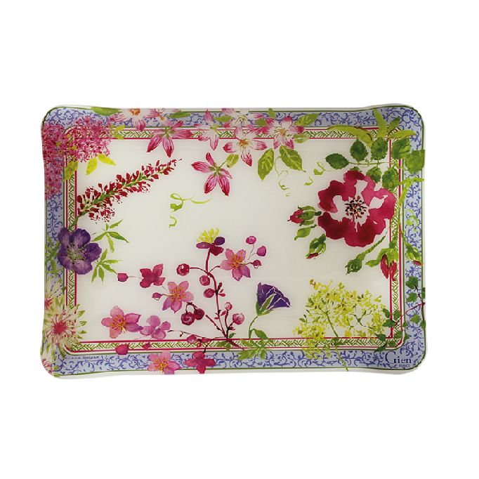 GIEN Small Acrylic Tray Millefleurs
