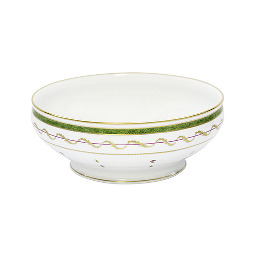 HAVILAND Salad Bowl Old Paris Green
