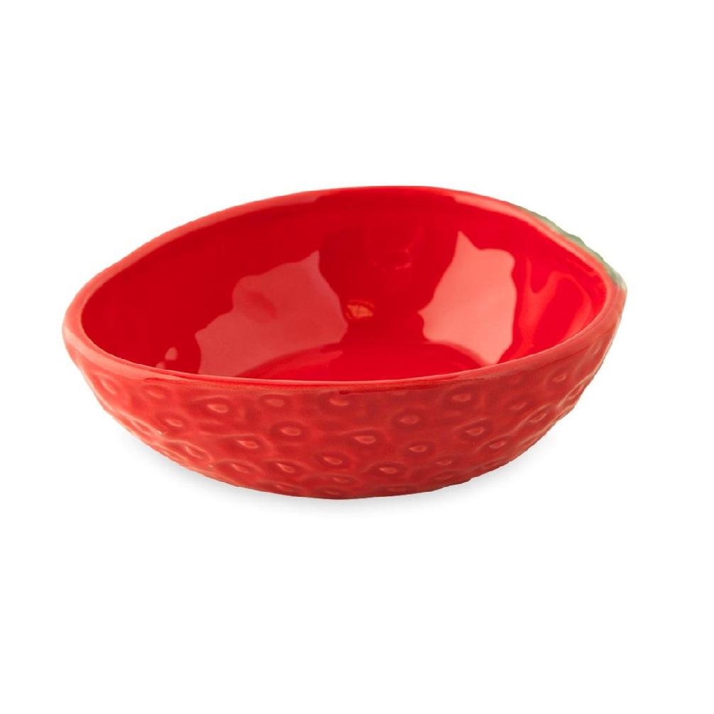 BORDALLO PINHEIRO Individual Salad Bowl Strawberry