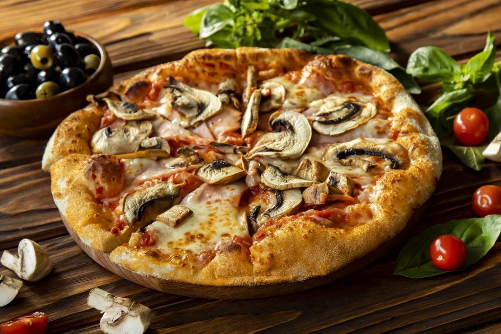 ПИЦЦА ВЕТЧИНА ГРИБЫ