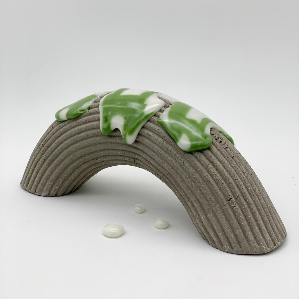 Скульптура c зеленым "Золотой омар"