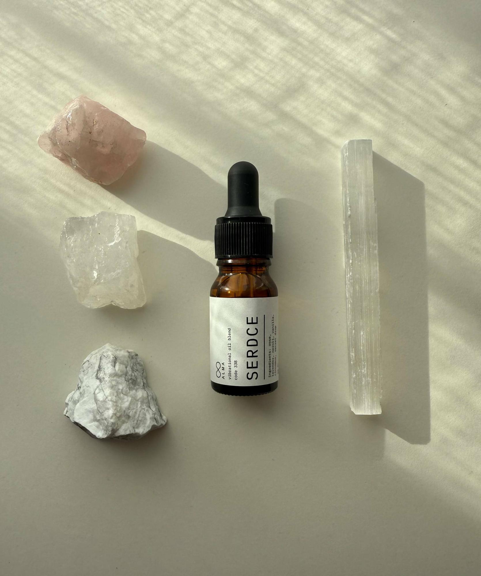 Вибрационная смесь эфирных масел + кристаллы SERDCE