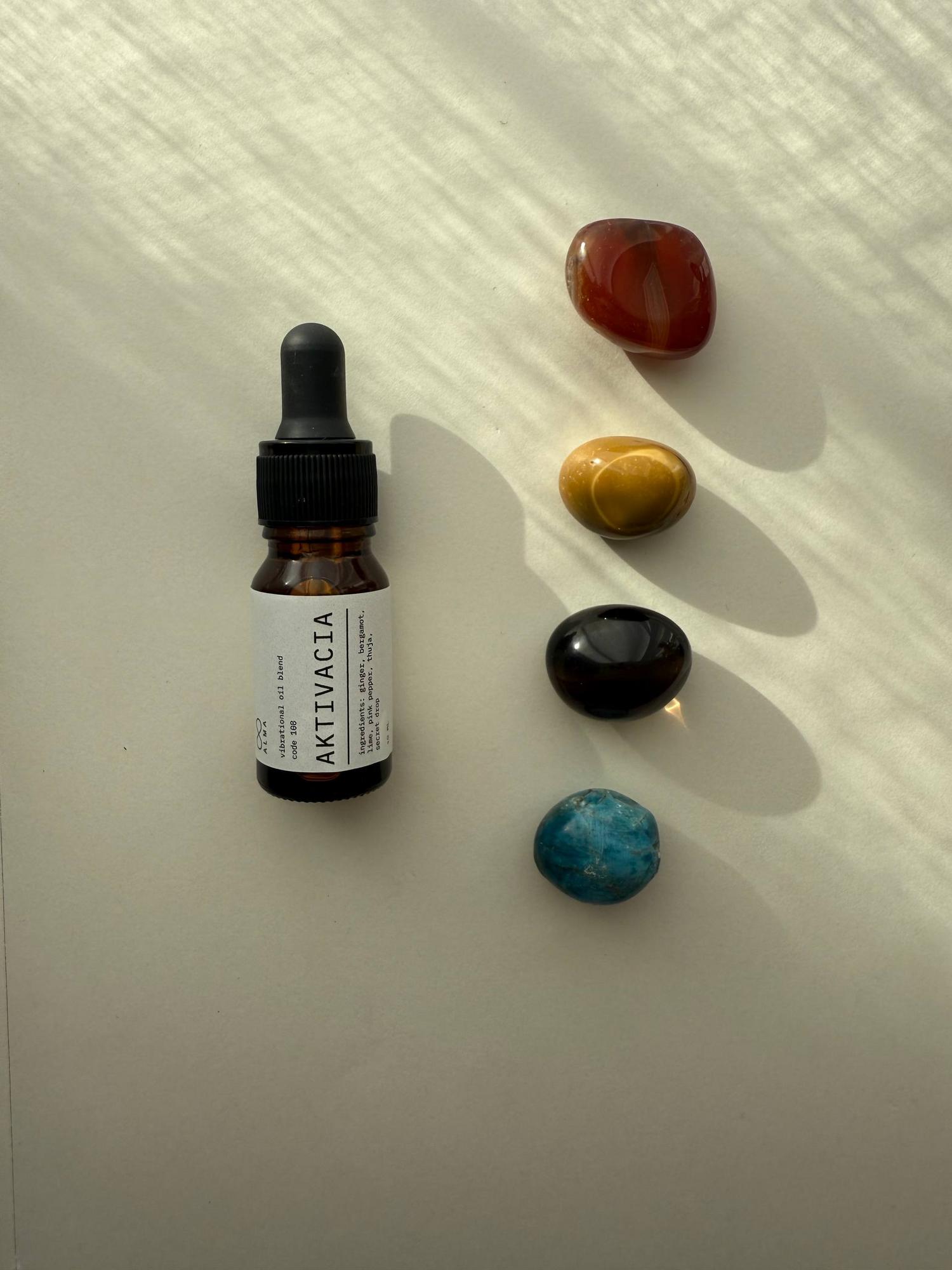 Вибрационная смесь эфирных масел + кристаллы ACTIVACIA