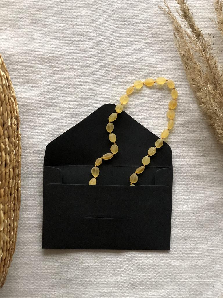 Янтарные бусы «Светлый мёд» 4-12 лет