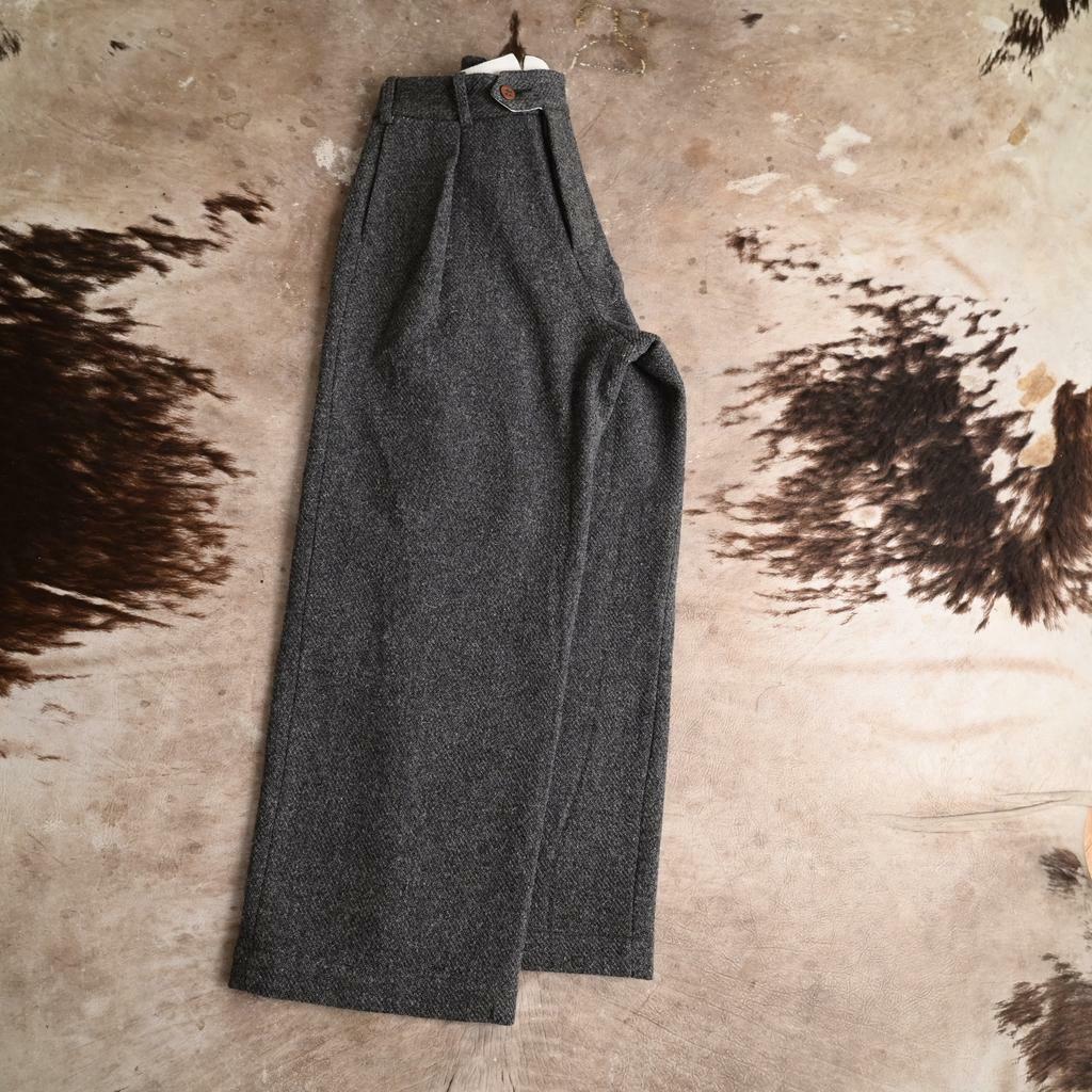 Basic trousers #1 in dark grey Serbian tweed