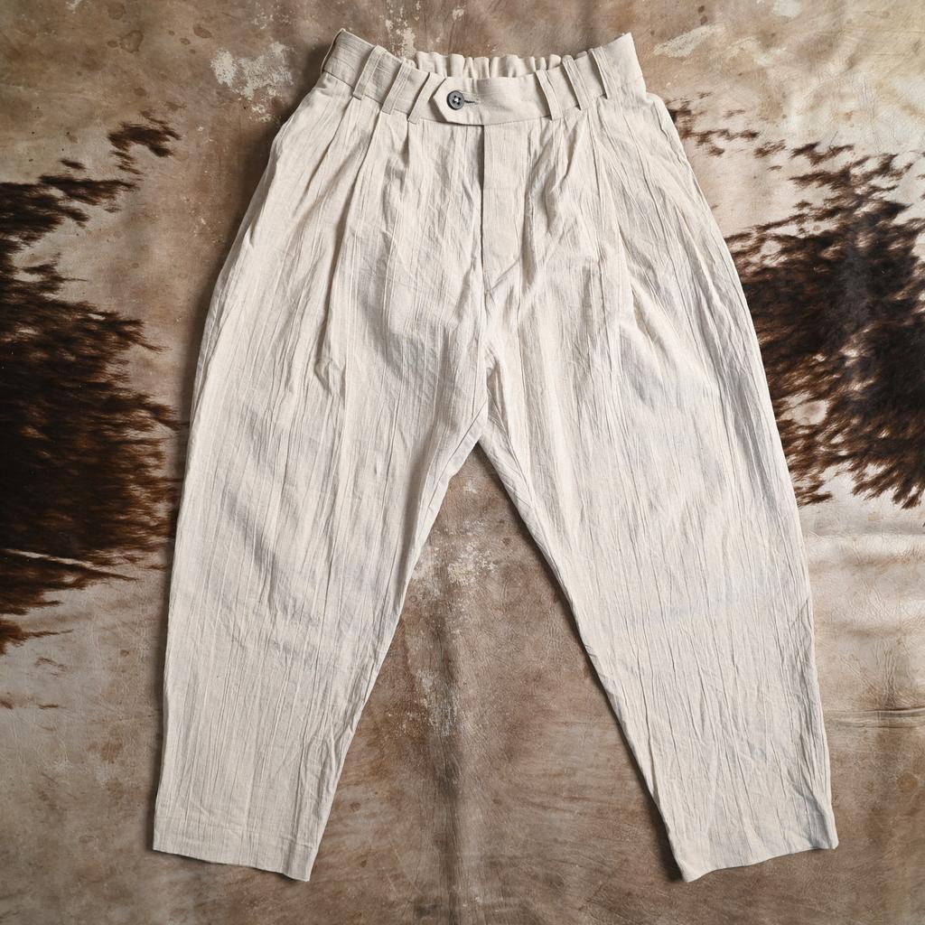 Basic trousers #0 in undyed linen