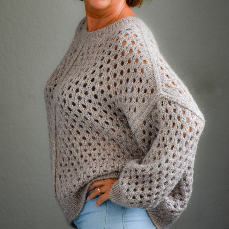 Джемпер MARANT (серо-розовый)