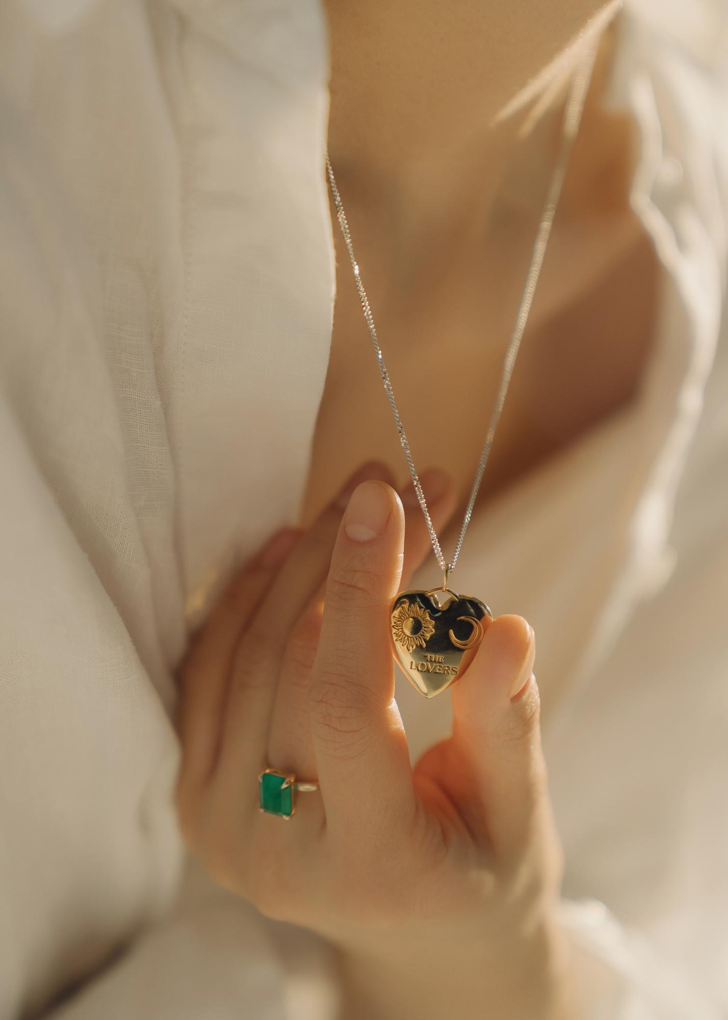 Подвеска Люби, позолота, La Lune