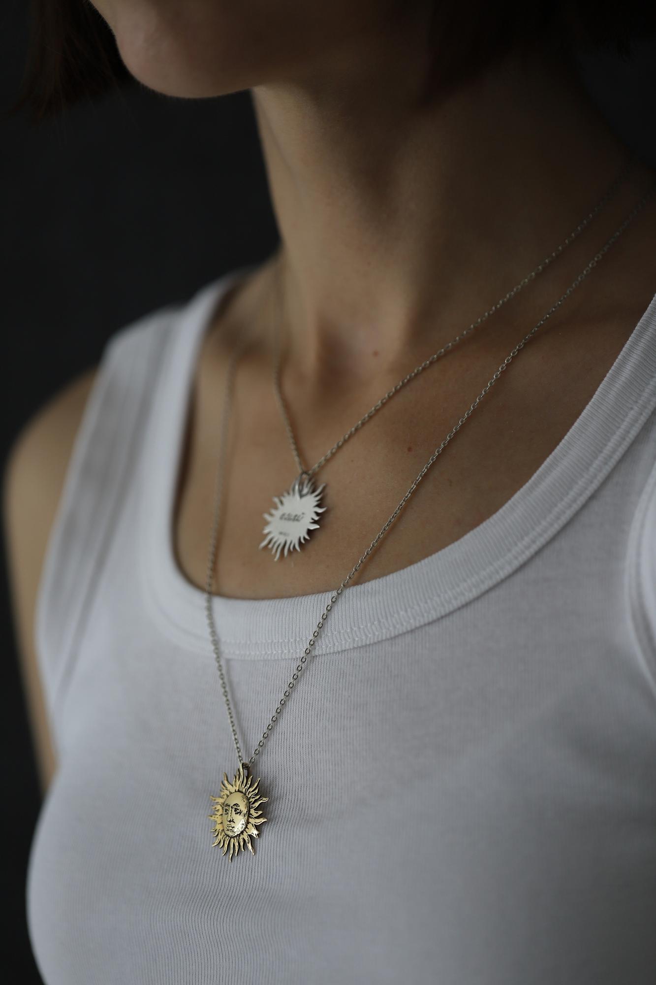 Подвеска Сияй, позолота, La Lune