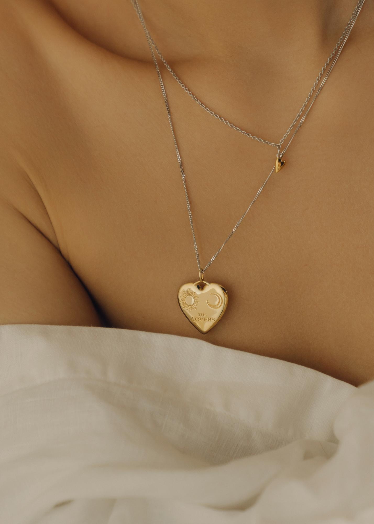 Подвеска "Люби" (желтое золото)