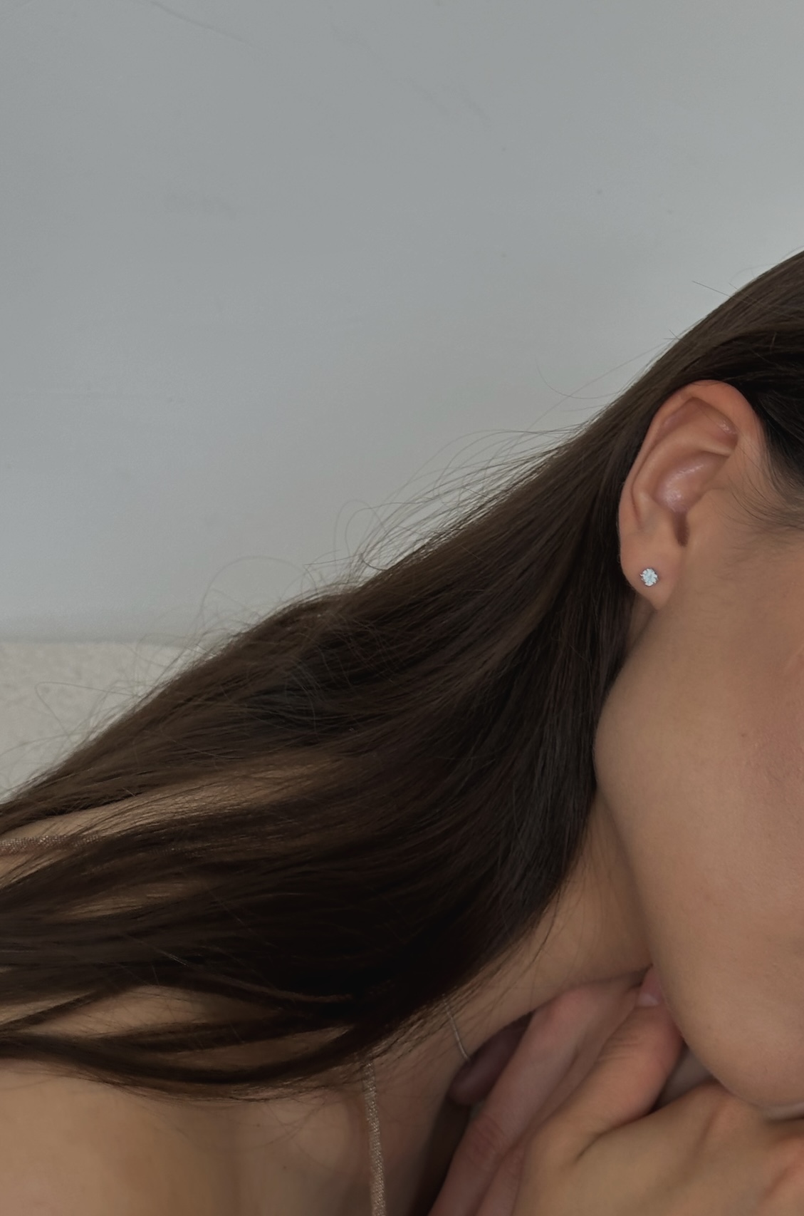 Серьги Crystal Circle с горным хрусталем