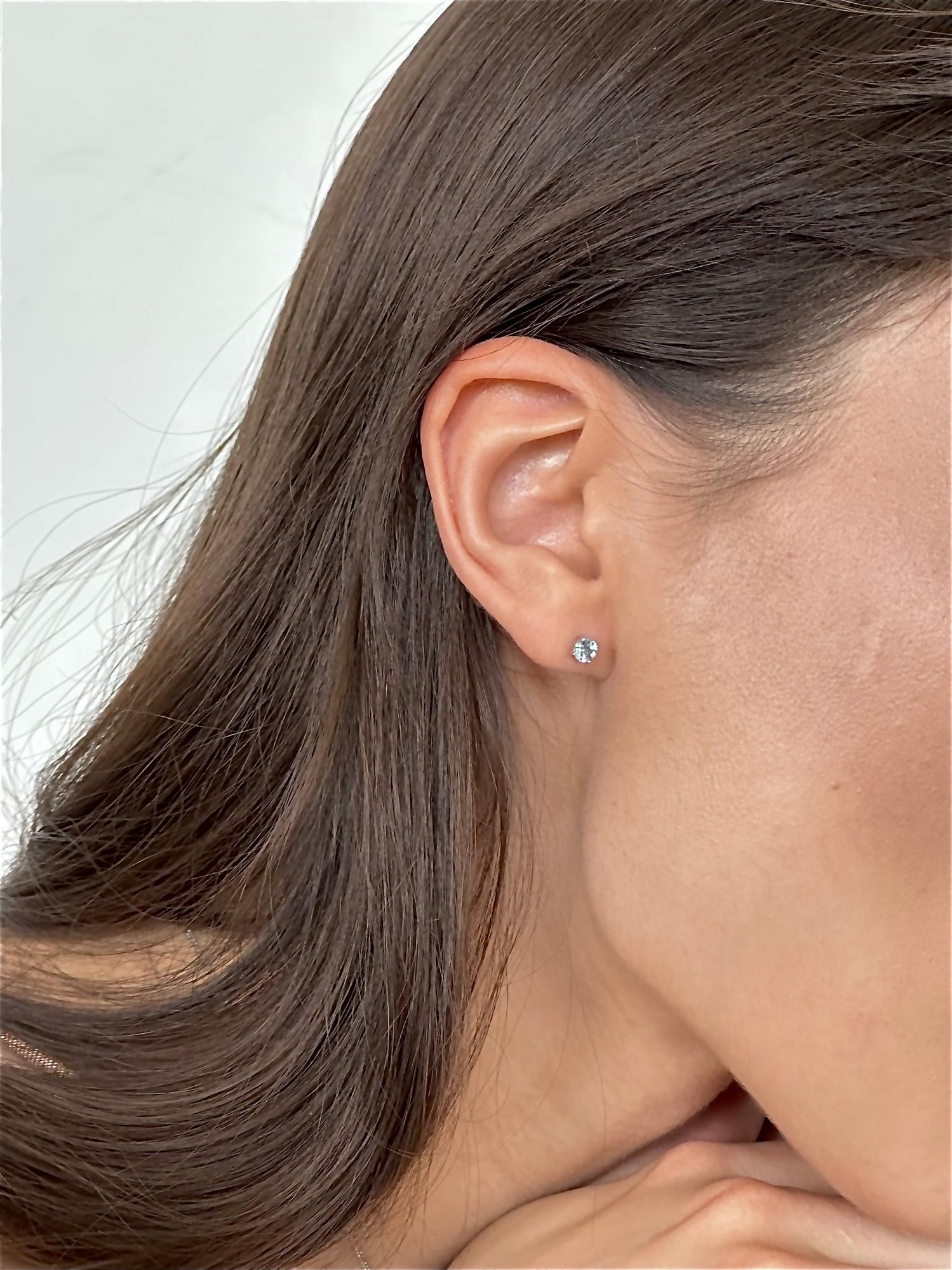 Серьги Crystal Circle с топазом