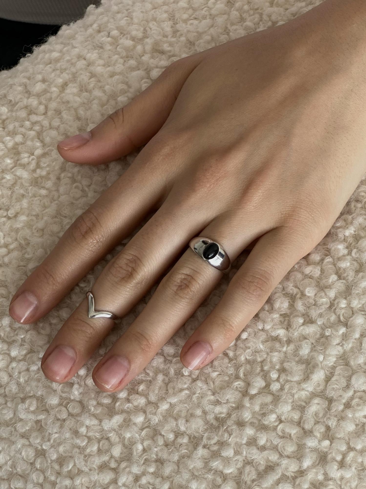 Кольцо V глянцевое, разъемное