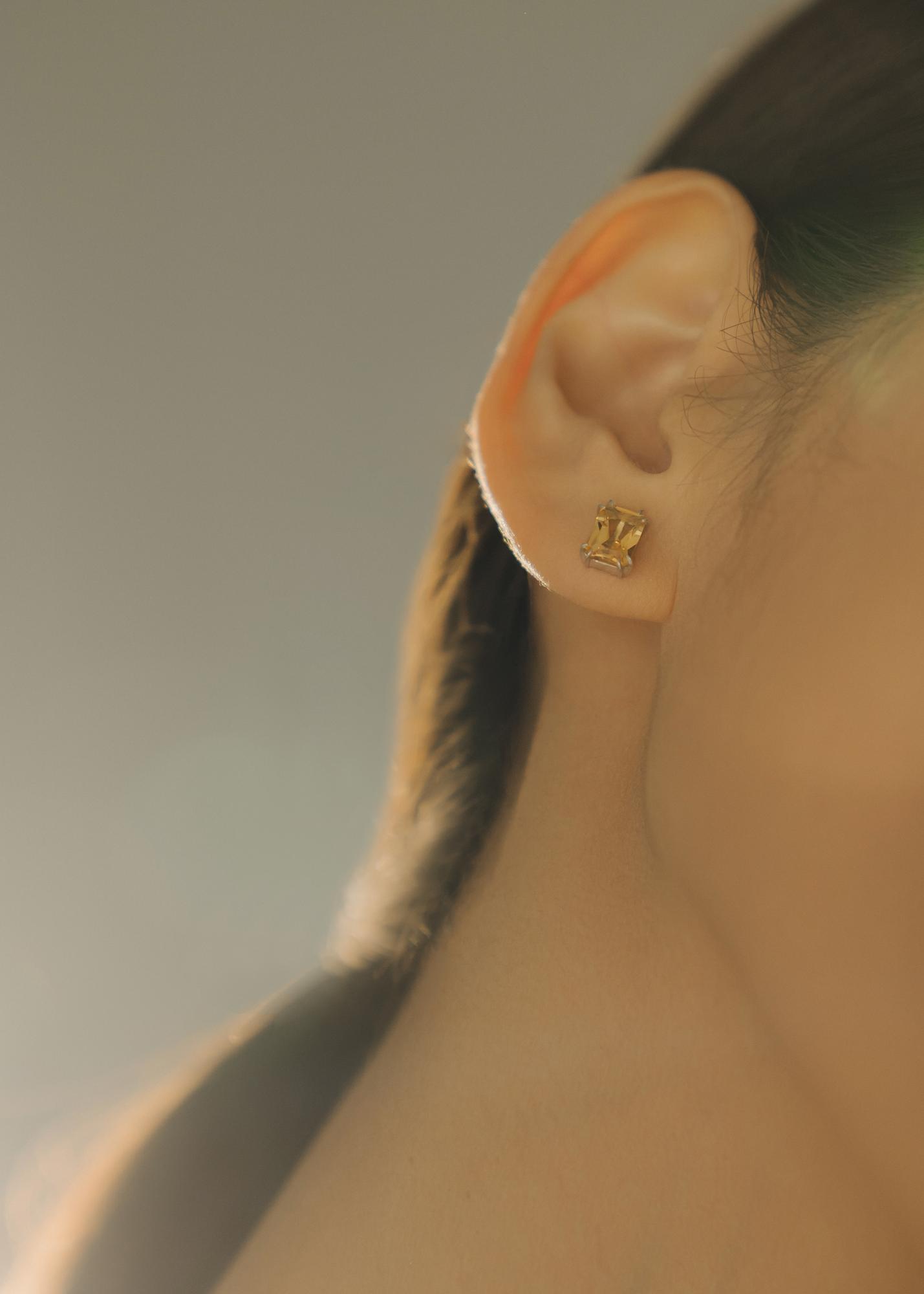 Серьги Crystal Classic с цитрином