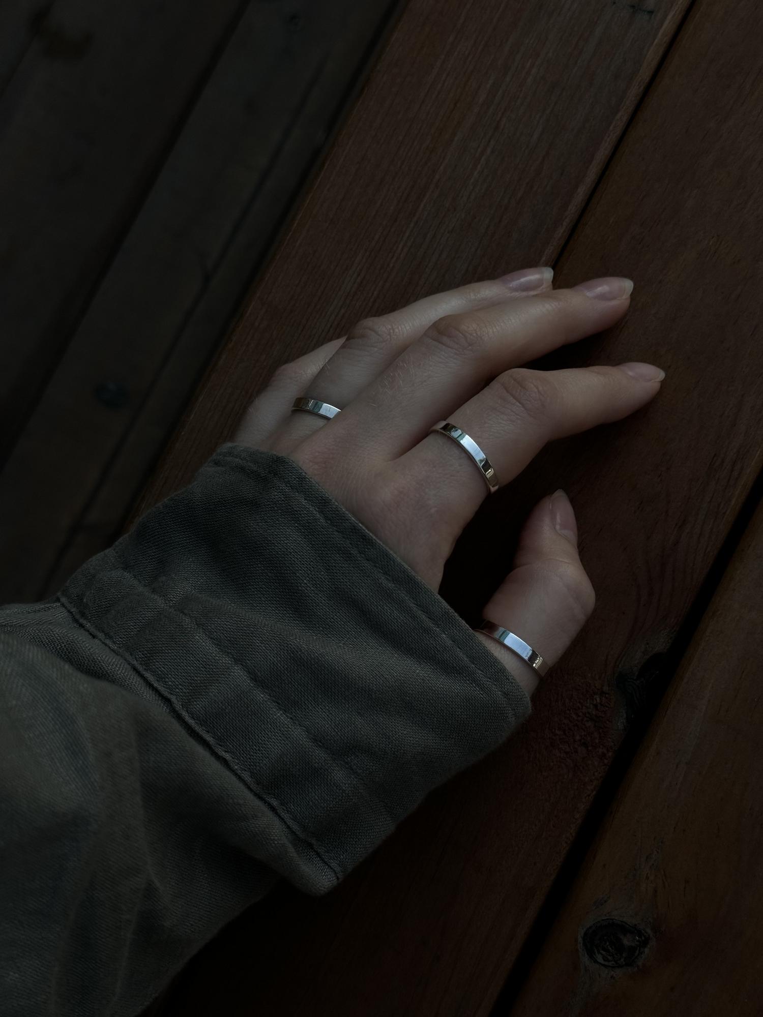 Кольцо Base глянцевое, 3 мм.