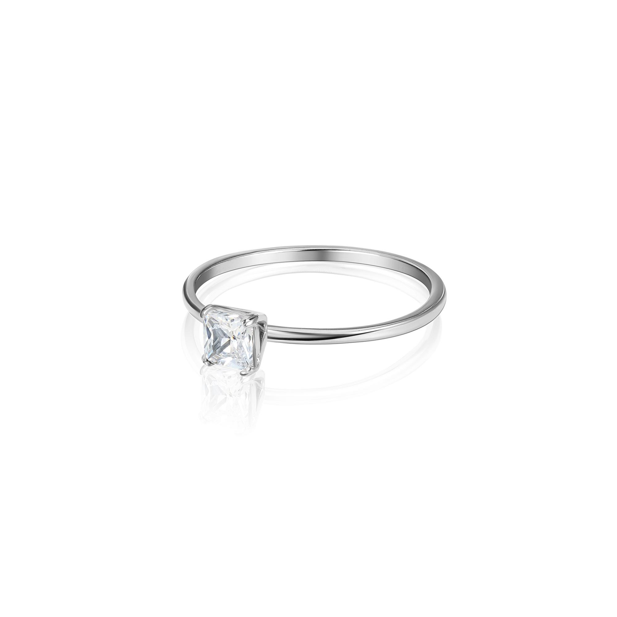 Кольцо Princess Fianit Square
