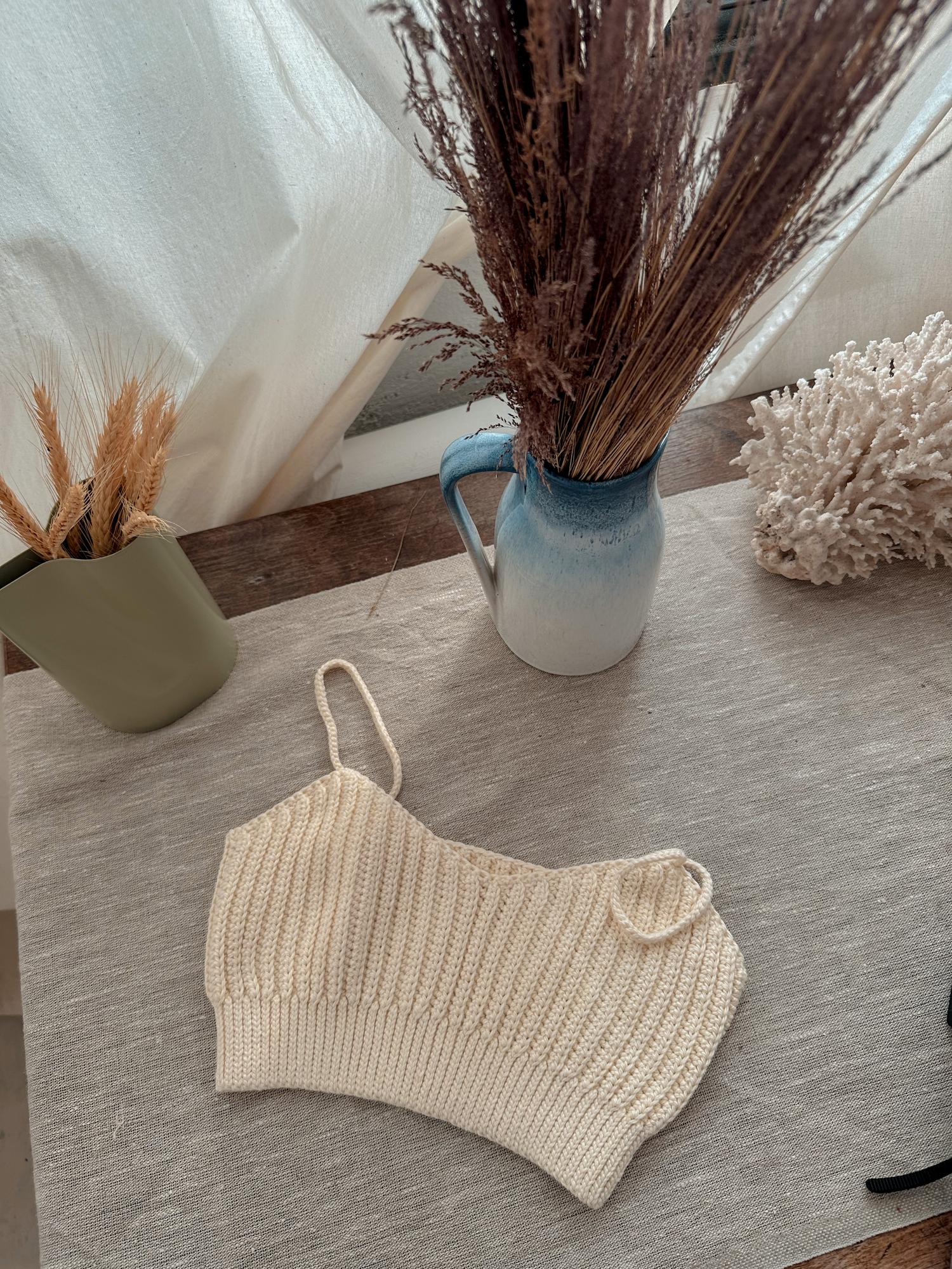 Базовый топ c резинкой