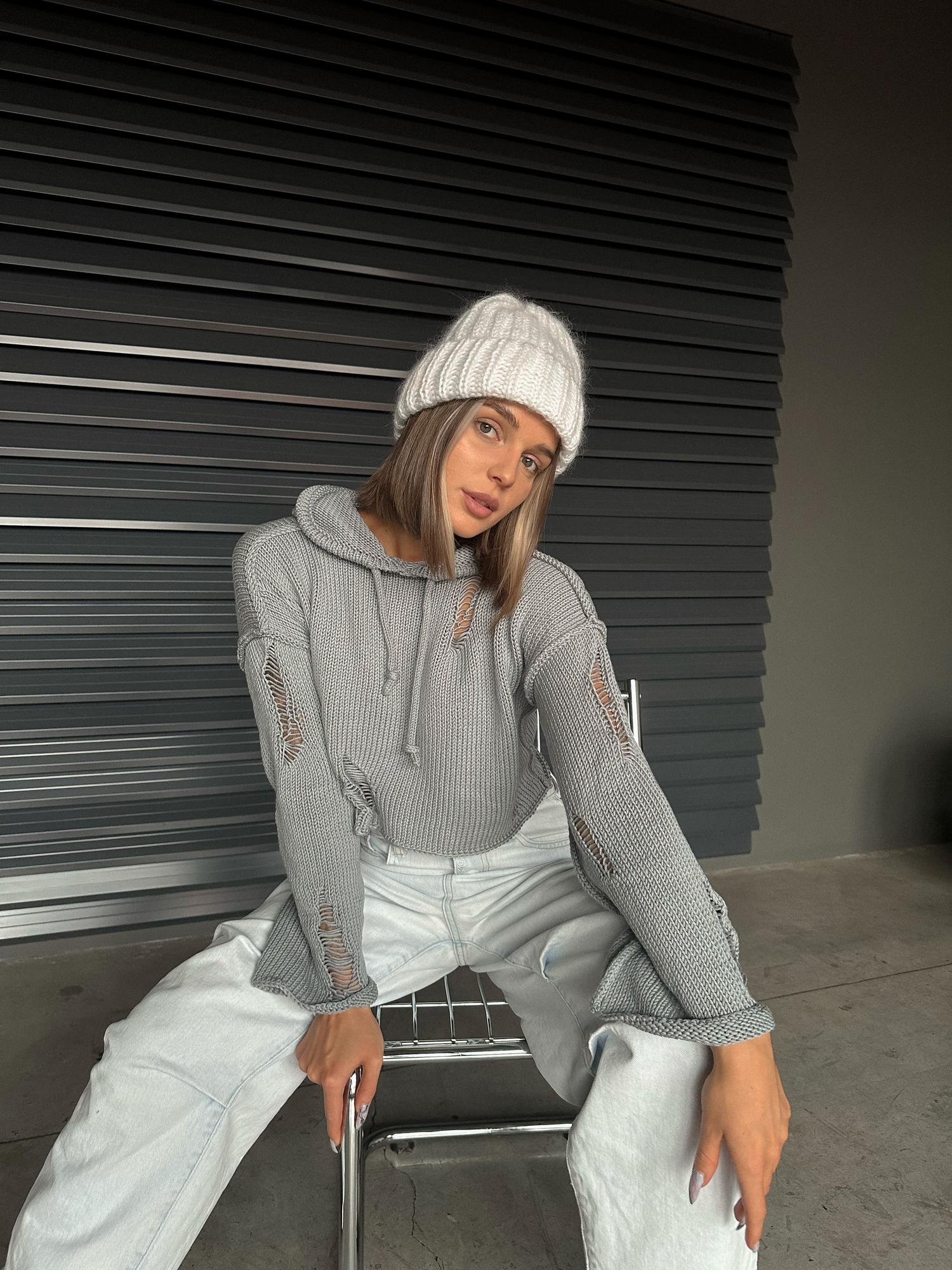 Мохеровая шапка