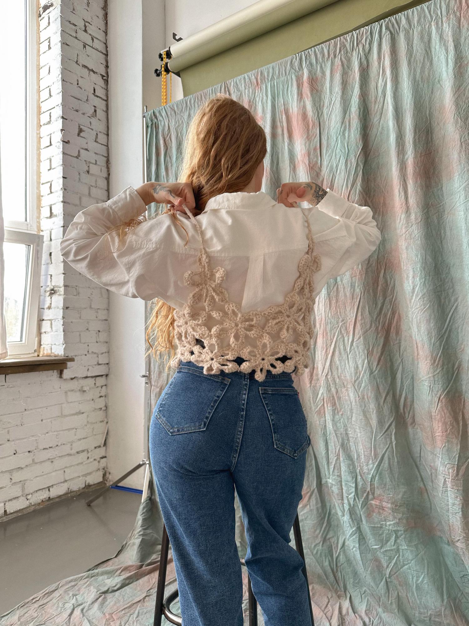 Цветочный жилет