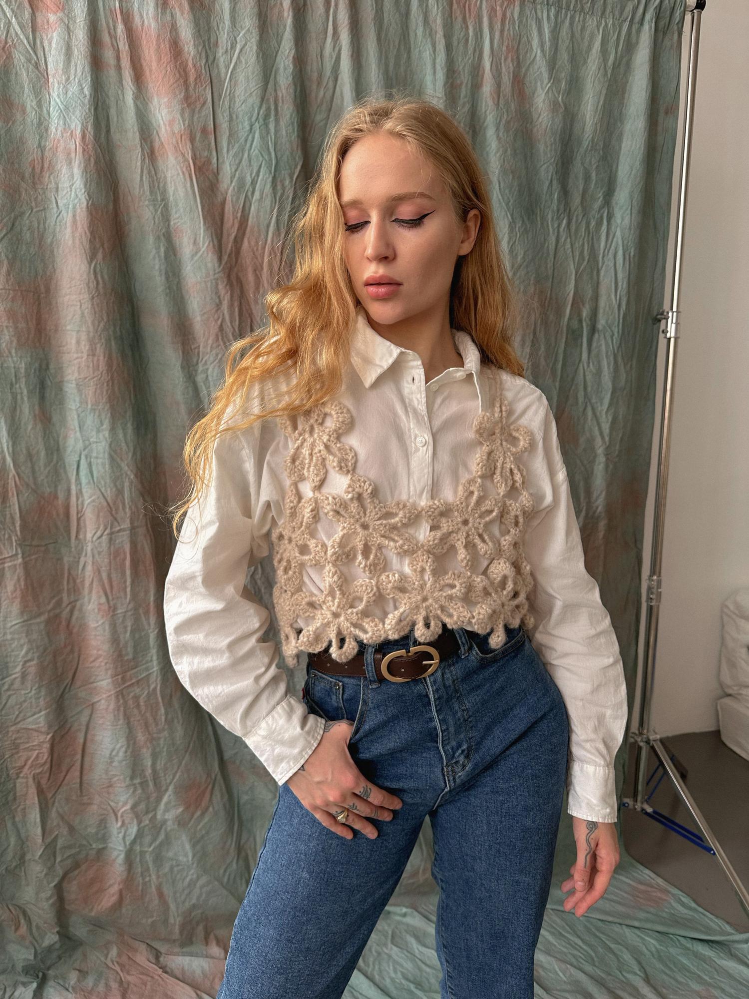 Цветочный жилет