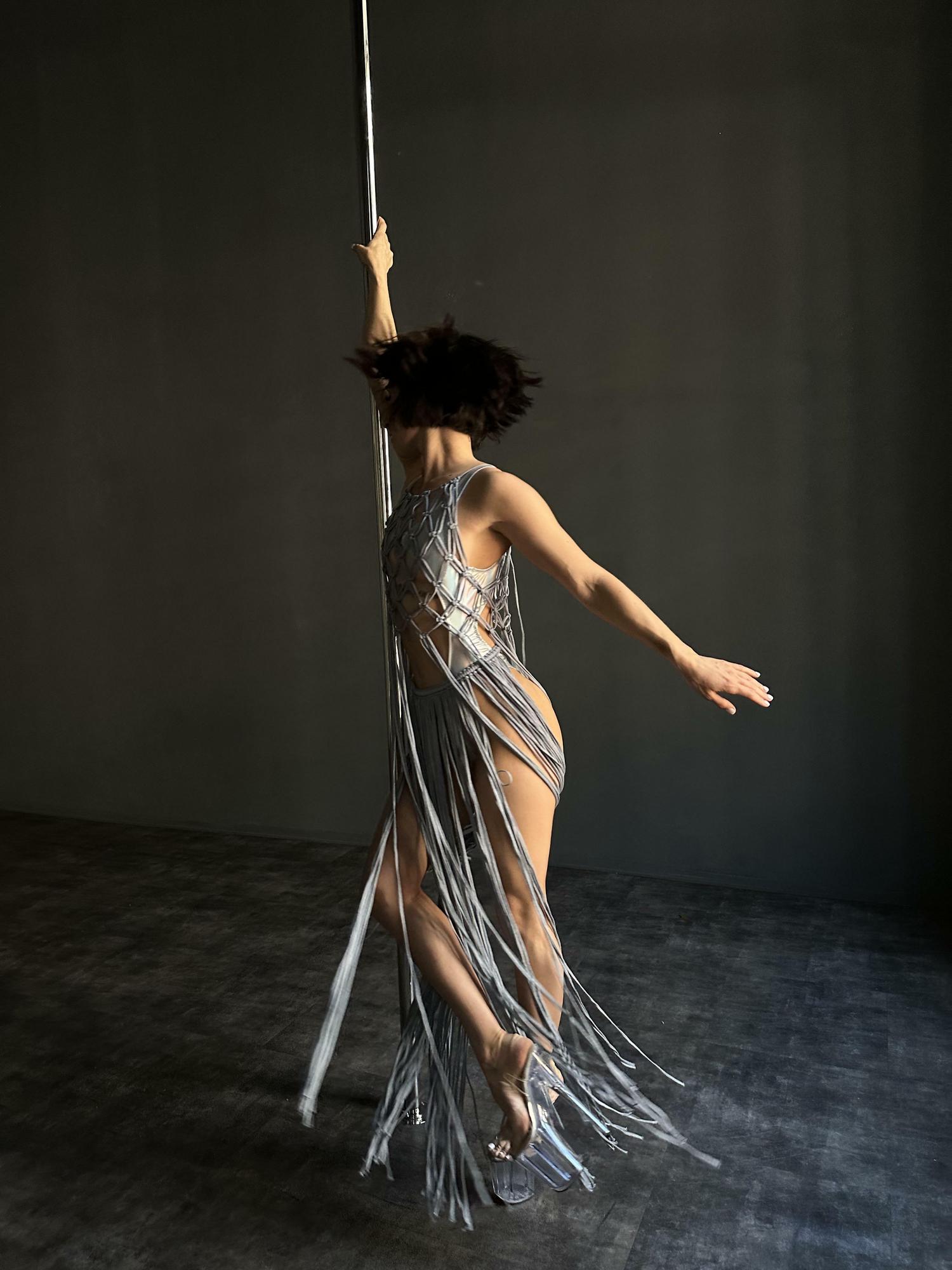 Пояс-юбка макраме