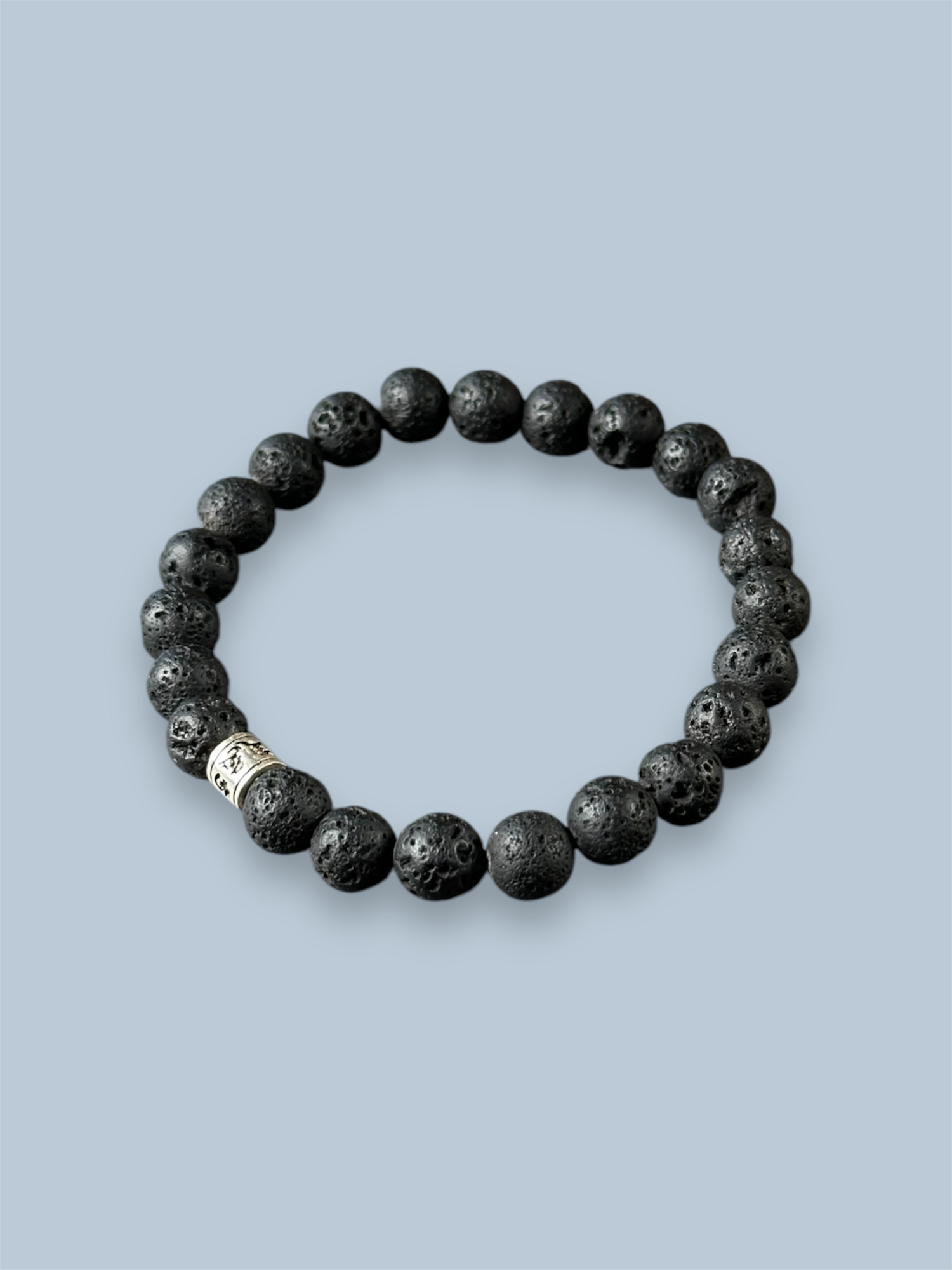 Браслет из бусин лавы