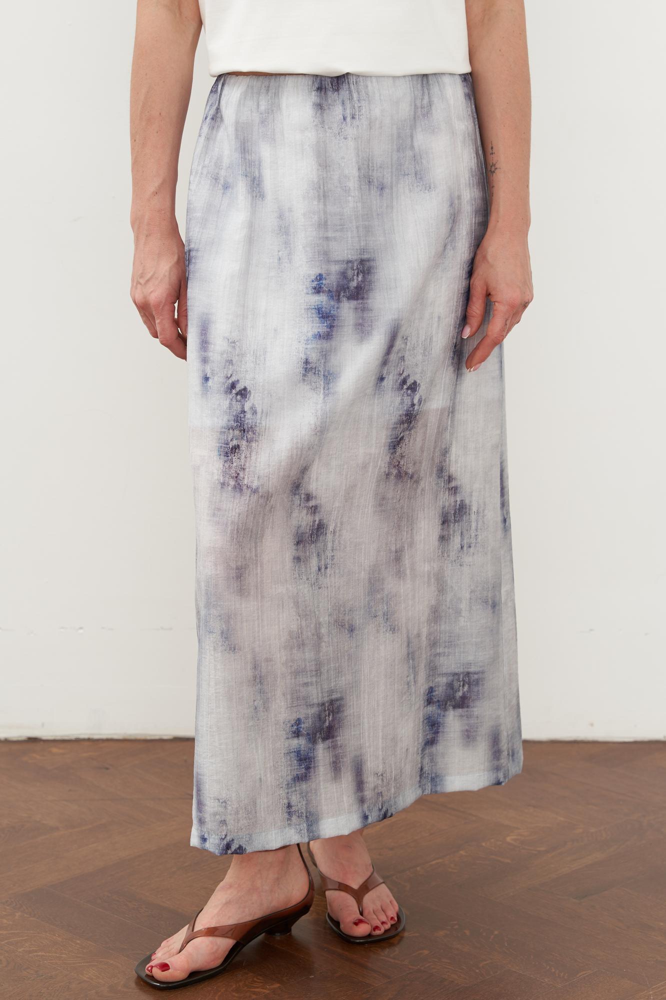 Юбка с принтом