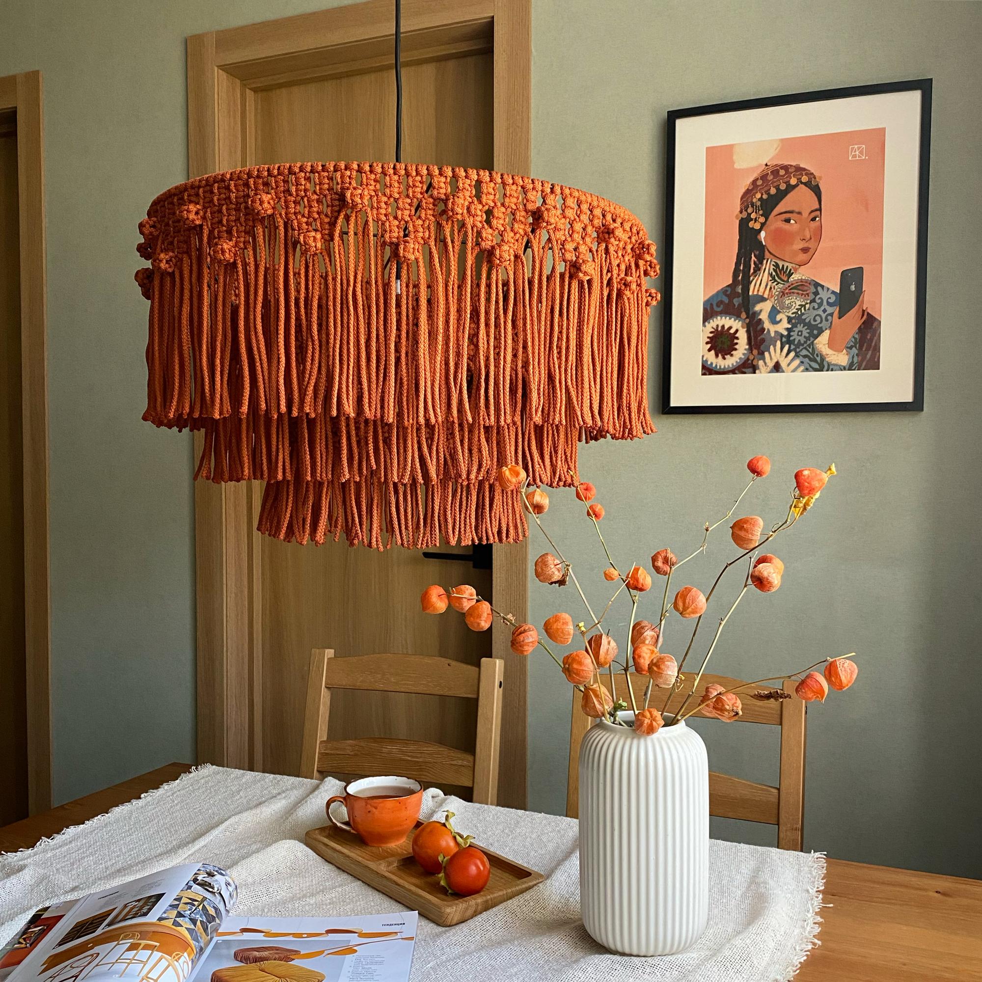 Абажур Макраме М