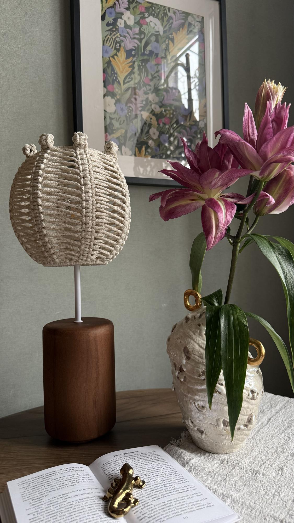 Настольная лампа-ночник Ландыш