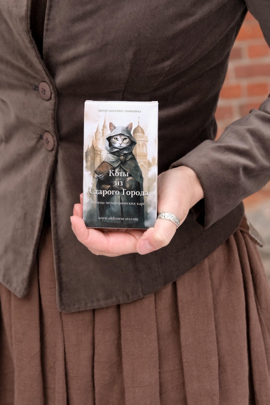 "Коты Старого Города" колода метафорических ассоциативных карт в картонной коробочке