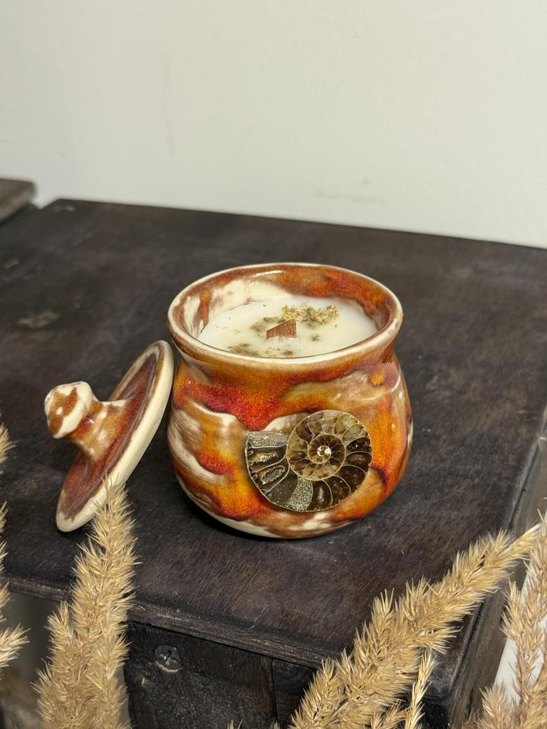 Котелок с Аммонитом