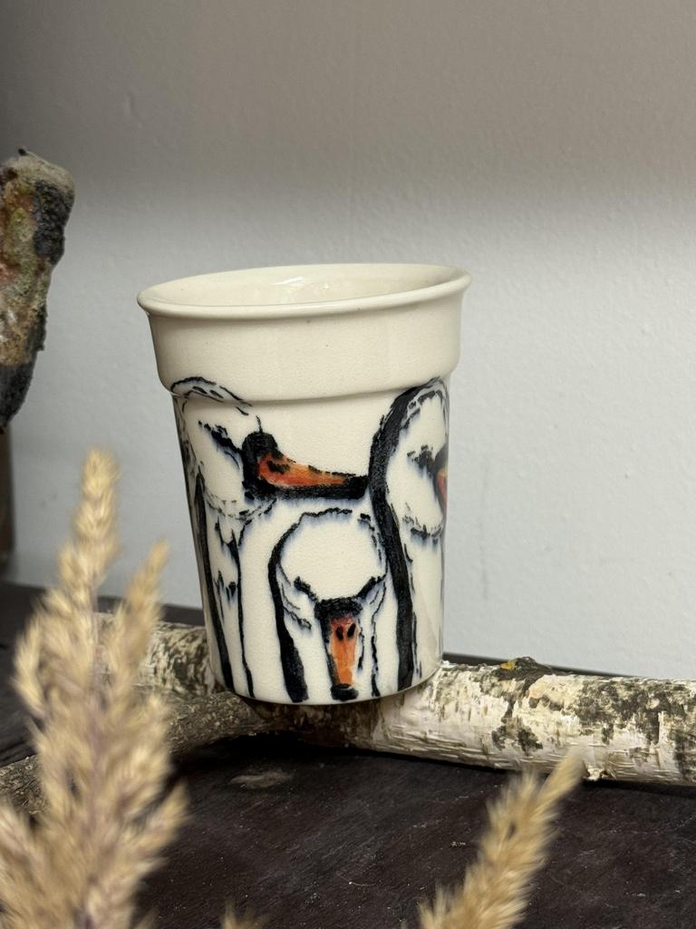 Стаканчик «Лебеди»