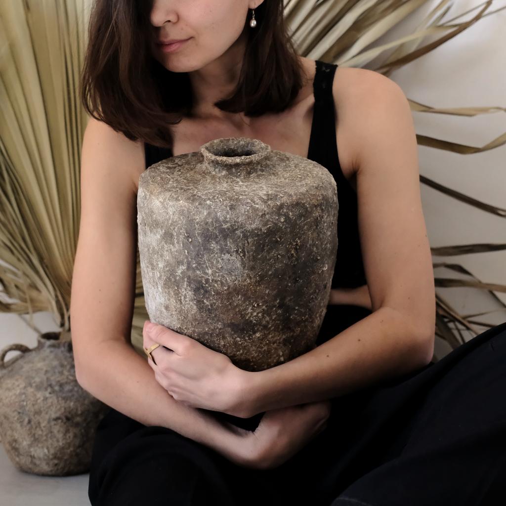 Ваза Wabi Sabi шамотная