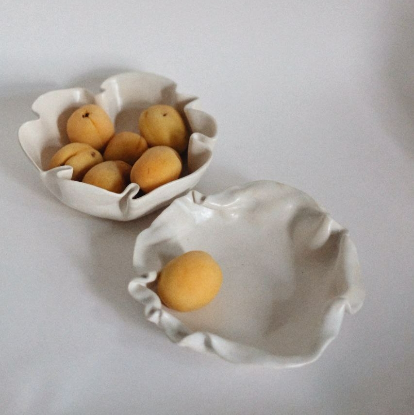 Тарелка White flower